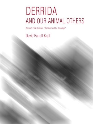 cover image of Derrida and Our Animal Others